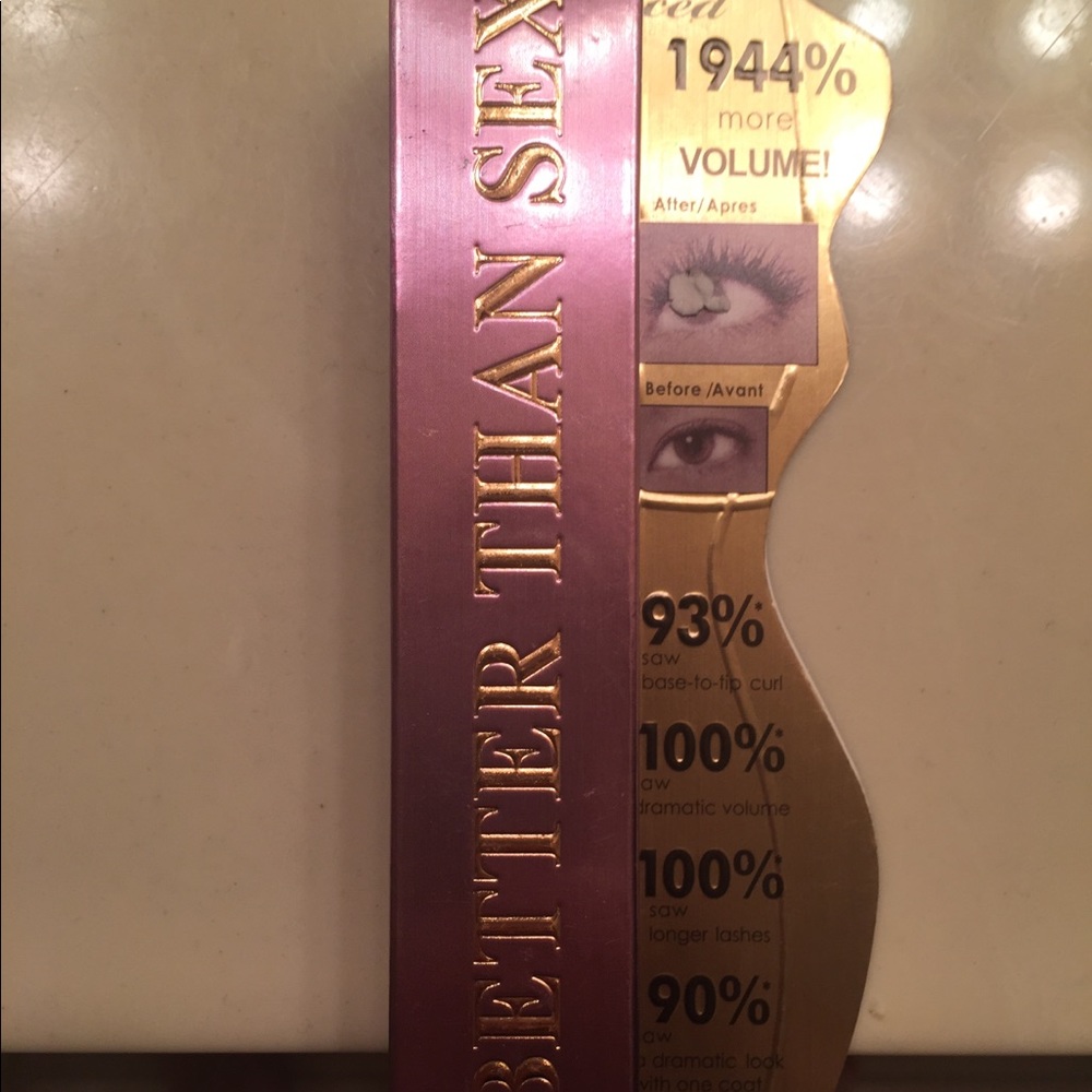 Brand new better than sex mascara